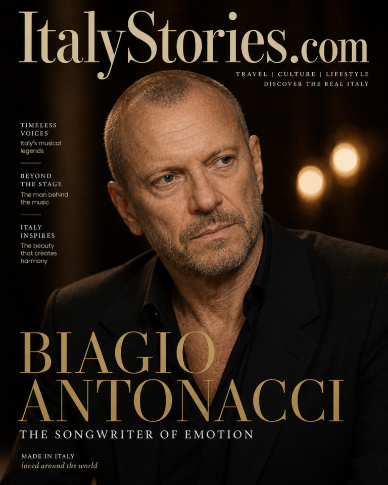 Biagio Antonacci cover for ItalyStories